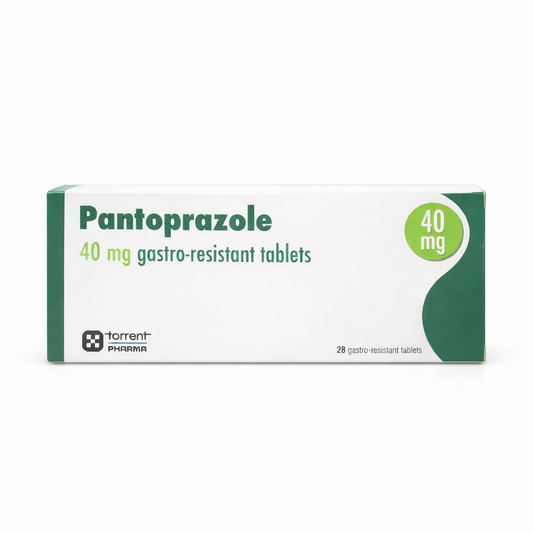 Torrent Pharma Pantoprazole Gastro-resistant Tablets 40 mg x 28 Tablets